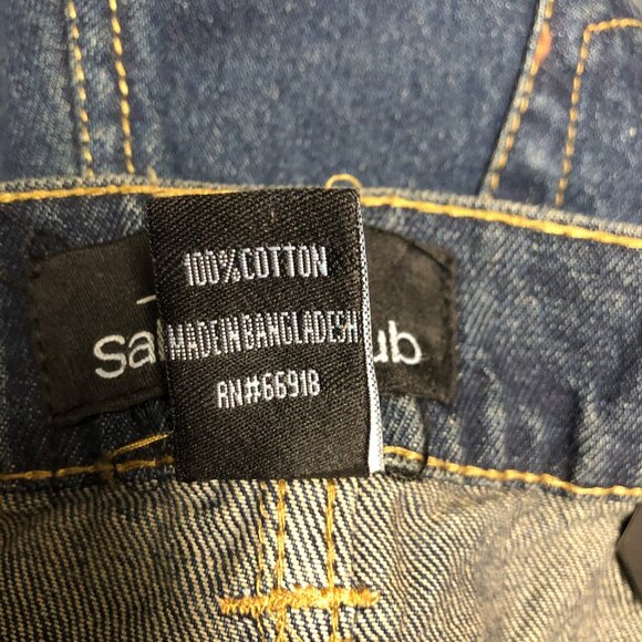 Sahara Club Jeans Mens Size 40x32 Regular Fit Blue Dark Wash Denim NEW - Picture 6 of 7